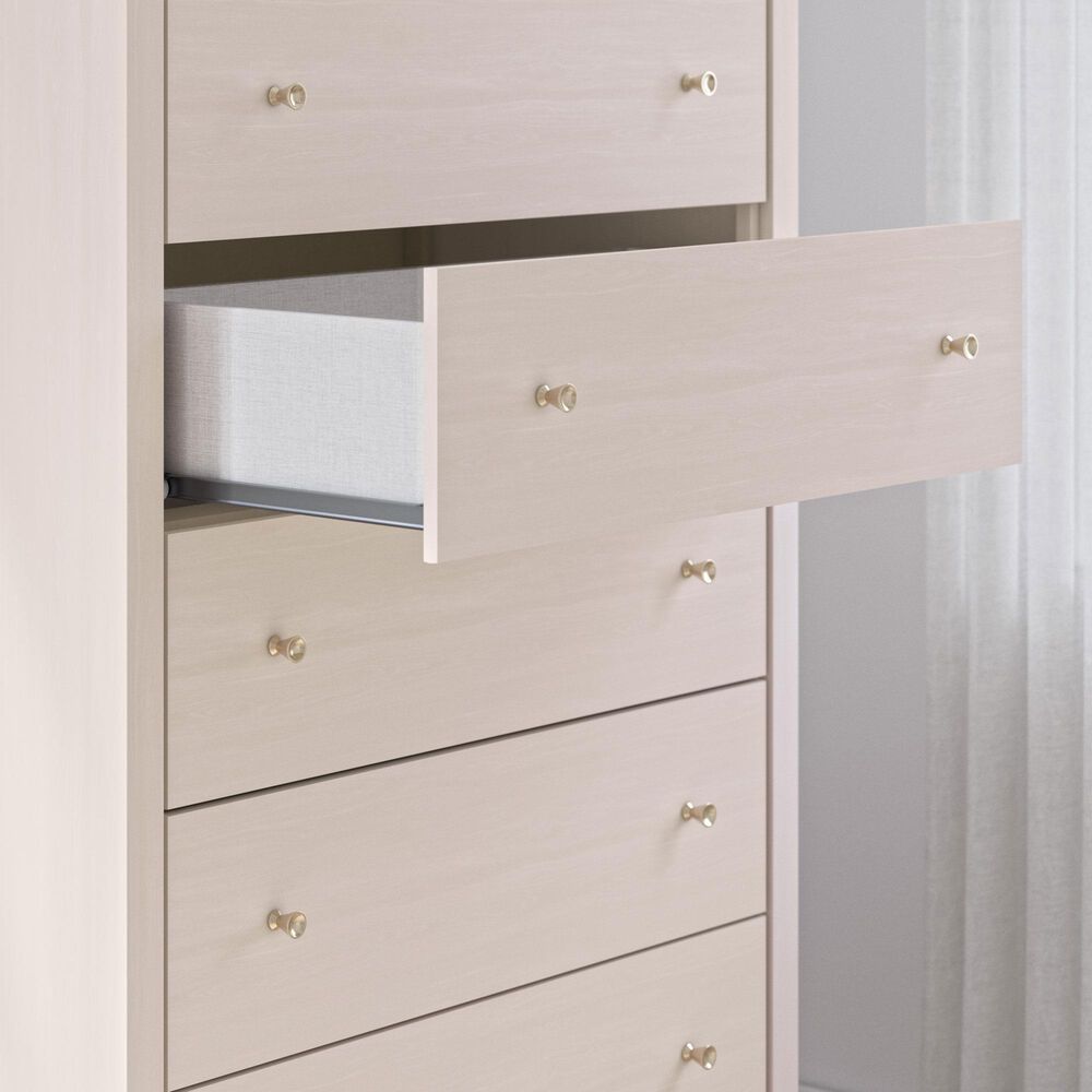Ashley Wistenpine 5-Drawer Chest in Blush, , large