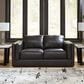Ashley Amiata Stationary Loveseat in Onyx, , large