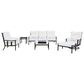 GatherCraft Seville 6-Piece Patio Conversation Set in Medora Ivory, , large