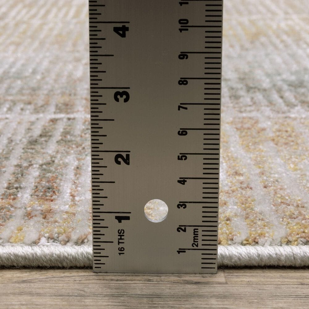 Oriental Weavers Mallory MAL09 Beige and Multicolor 2'3" x 7'6" Runner, , large