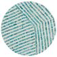 Baxton Studio Draven End Table in White and Blue, , large