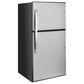 GE Appliances 21.1 Cu. Ft. Top Freezer Refrigerator with in Stainless Steel, , large
