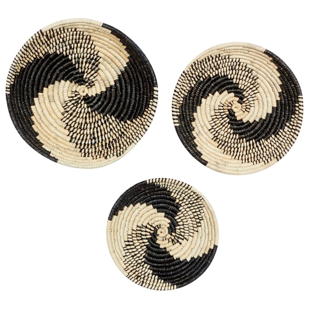 Maple and Jade 20.3" x 20.3" Wall Decor in Matte Black and Natural Light, , large