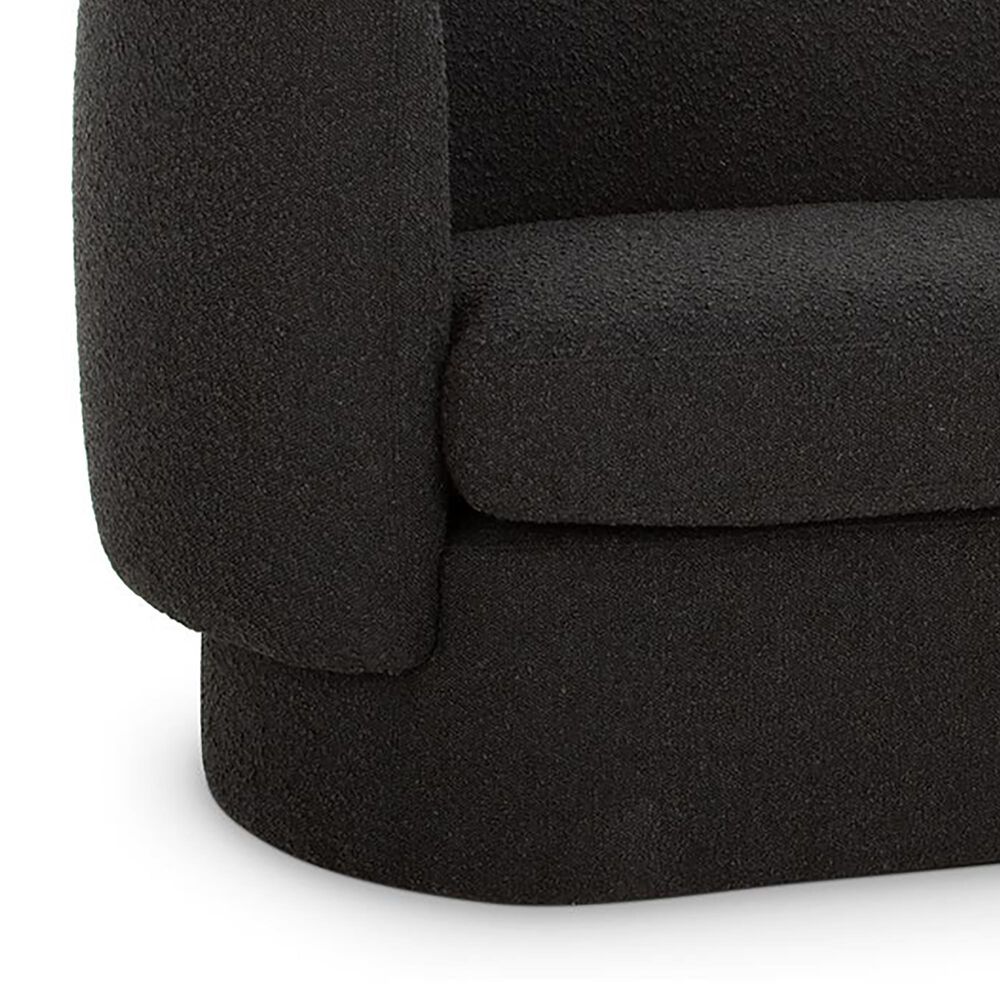 Moe&#39;s Home Collection Koba Stationary Sofa in Black, , large
