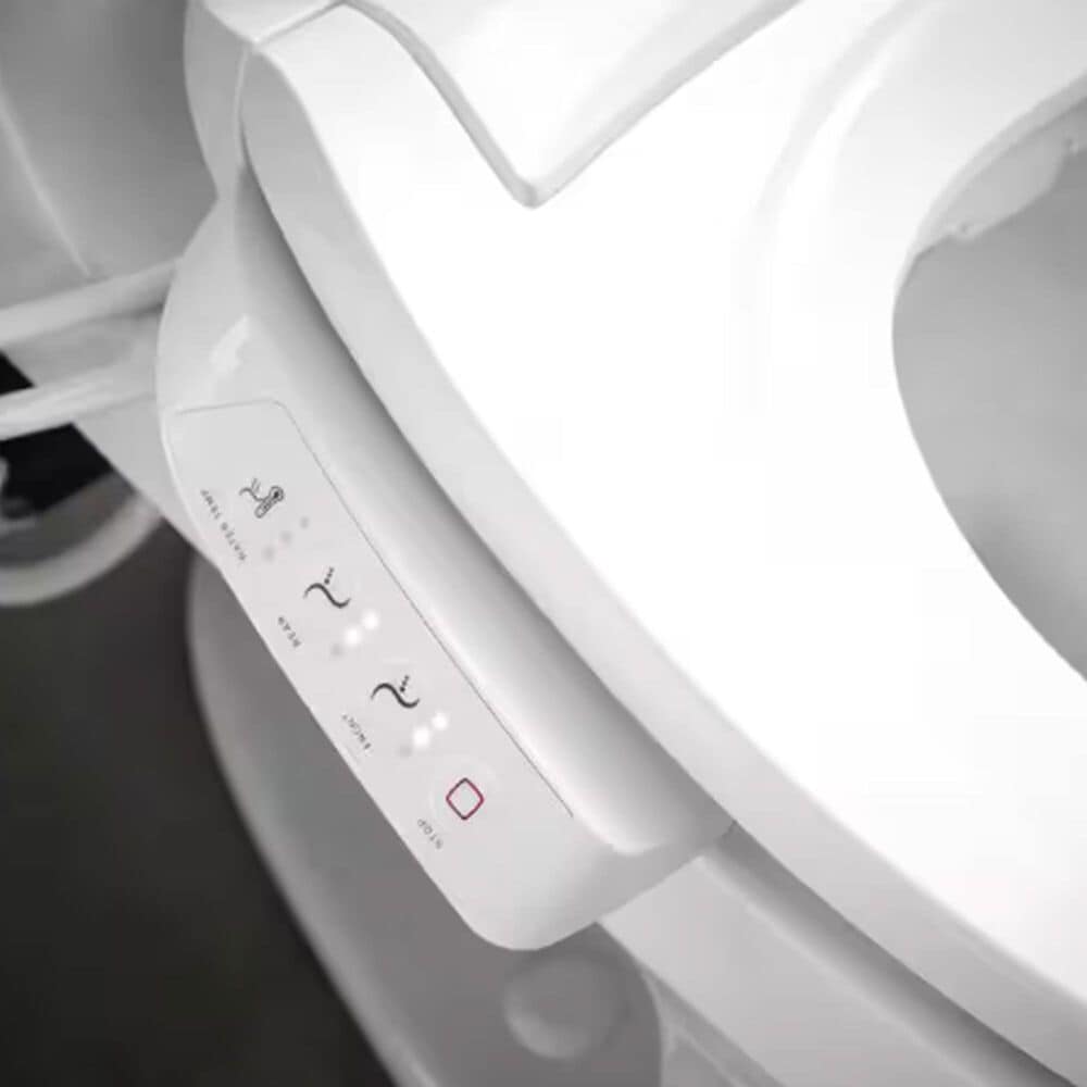 Kohler PureWash E525 Elongated Bidet Toilet Seat in White, , large