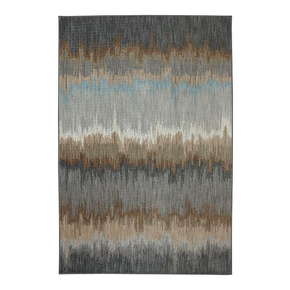 Karastan Euphoria Cashel 90261 5"3" x 7"10" Abyss Blue Area Rug, , large
