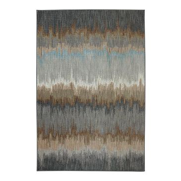 Karastan Euphoria Cashel 90261 5"3" x 7"10" Abyss Blue Area Rug, , large