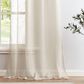 Pem America Cannon Sheer 84" x 50" Window Panel in Ivory (Set of 2), , large
