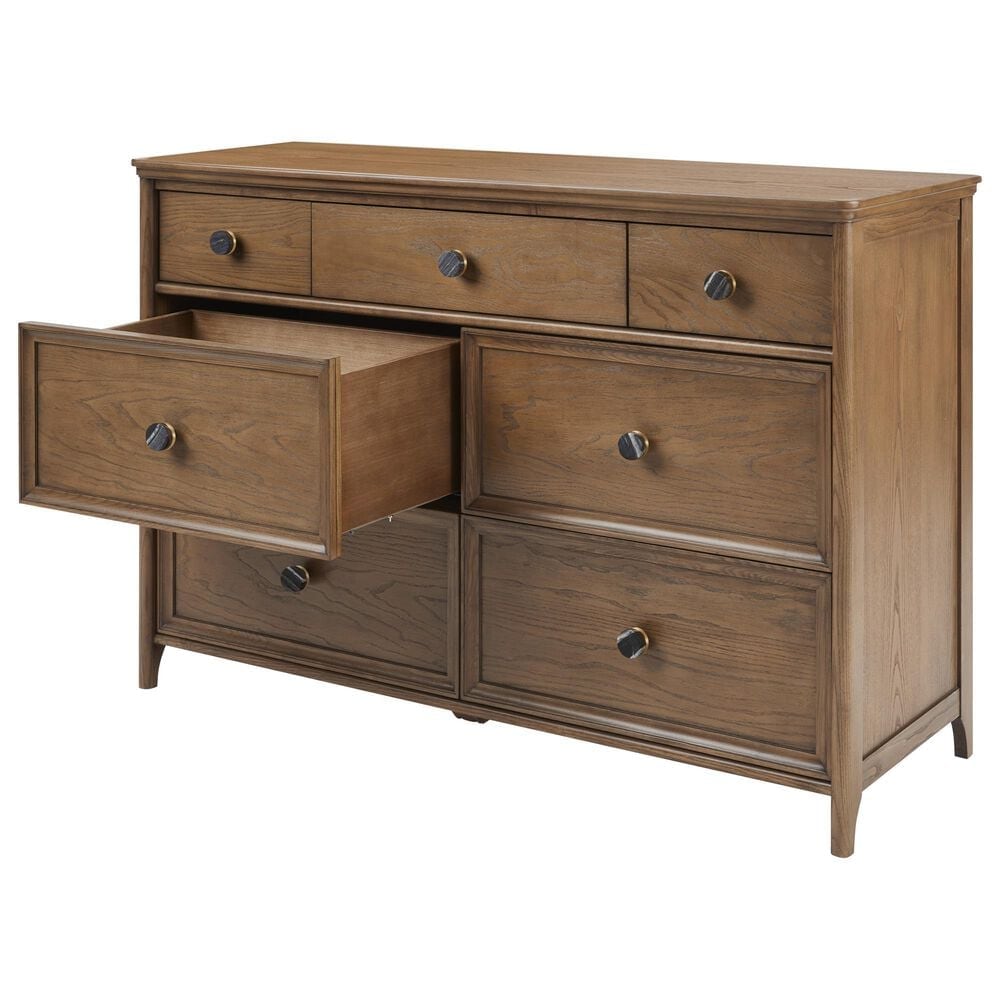 Maxi Cosi Quiet Luxury 2- Piece Set with 7-Drawer Dresser and Changer Top in Dolce Oak Stain, , large