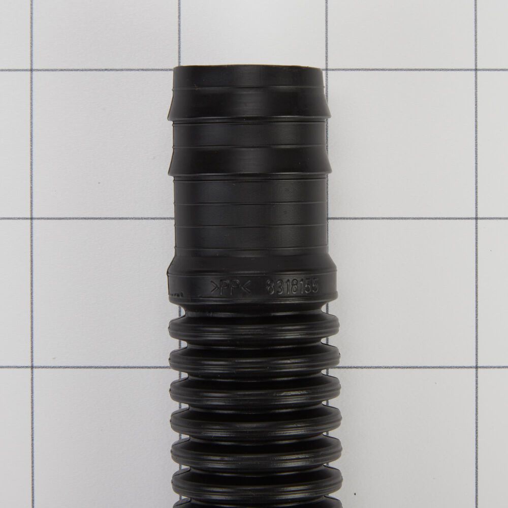 Whirlpool Washer Outer Drain Hose Extension Kit in Black, , large