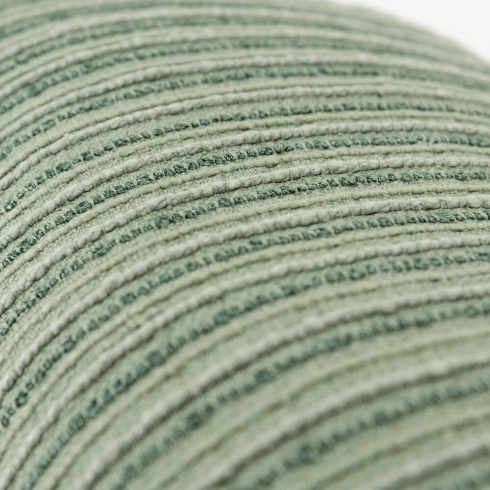 Rizzy Home 14&quot; x 26&quot; Polyester Filled Striped Lumbar Pillow in Green, , large