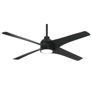 Minka-Aire Swept 56" Ceiling Fan with LED Light in Coal, , large