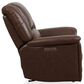 Flexsteel Plush Power Gliding Recliner with Power Headrest and Lumbar in Tavern Brown, , large