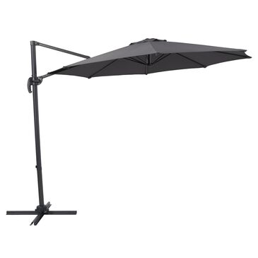 CorLiving 9.5" Grey Cantilever Umbrella without Base, , large