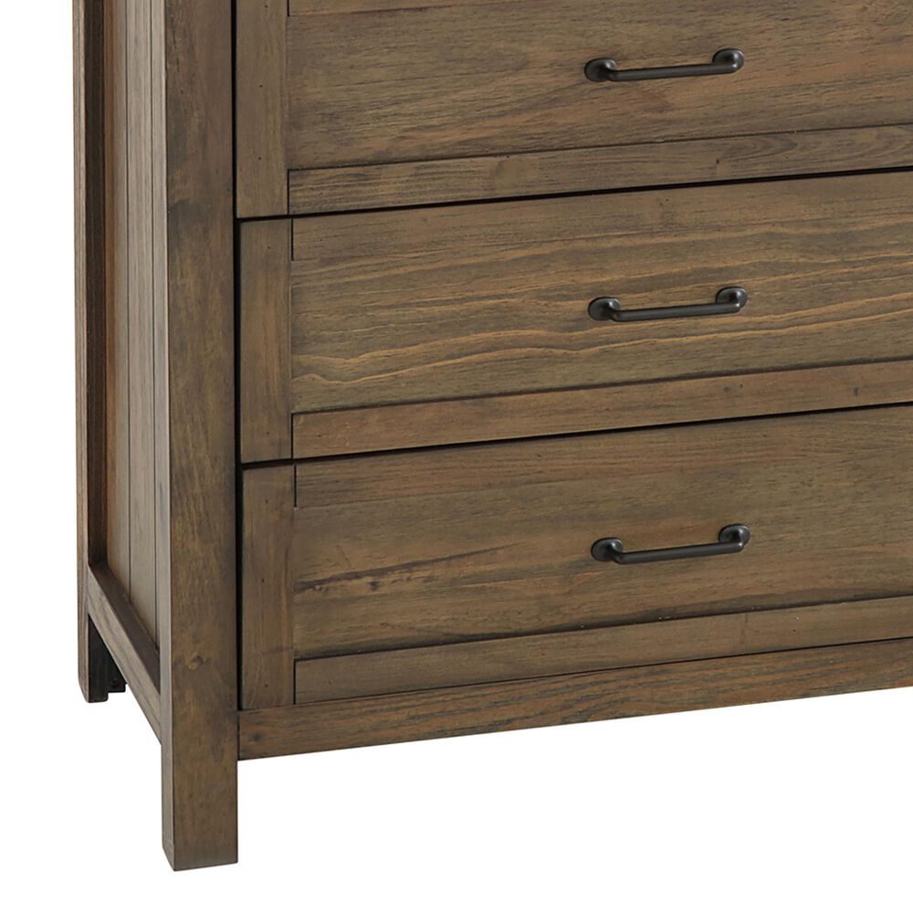 Eastern Shore Westfield 5-Drawer Chest in Harvest Brown, , large