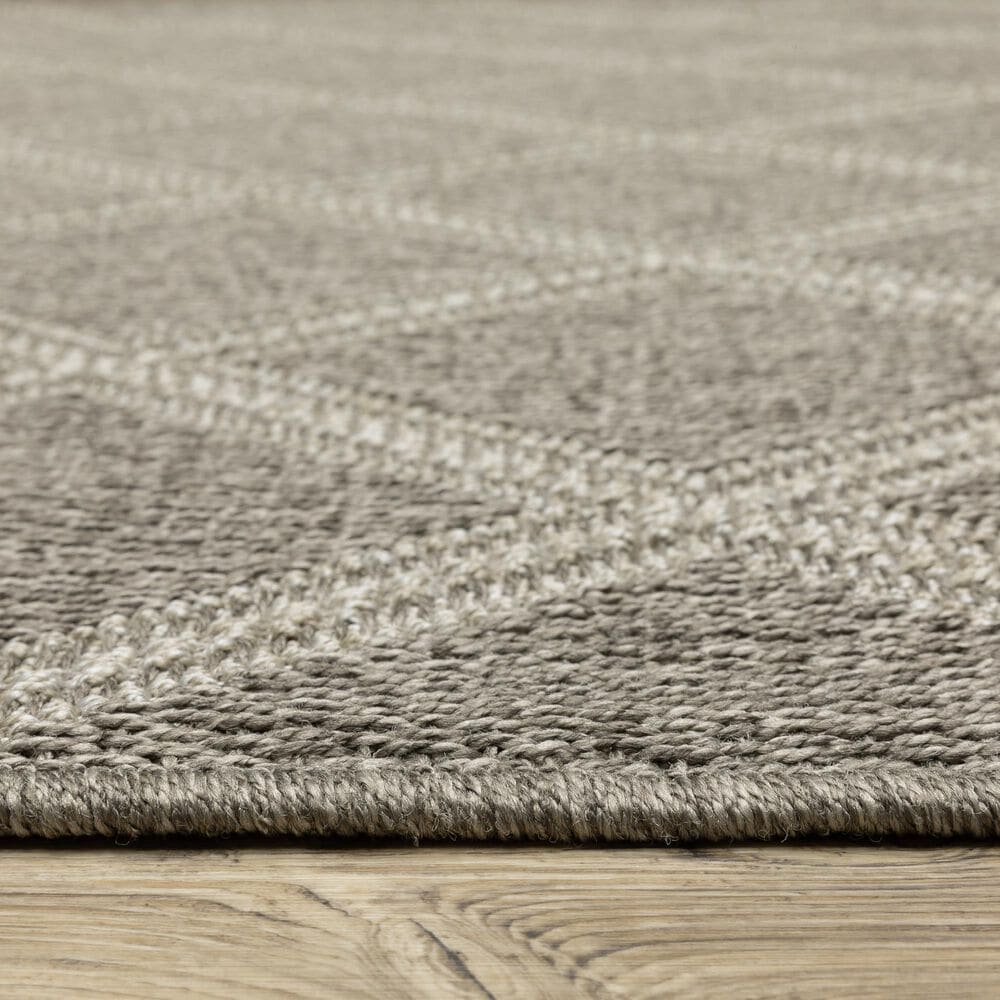 Oriental Weavers Caicos CA02N 6&#39;7&quot; x 9&#39;2&quot; Grey Area Rug, , large