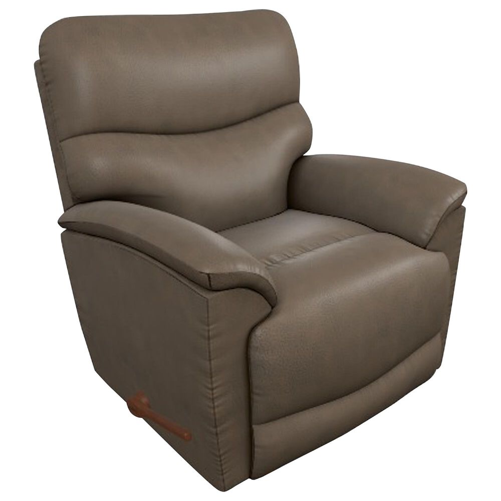 La-Z-Boy Trouper Manual Rocker Recliner with Swivel Base in i-Northwest Mink, , large