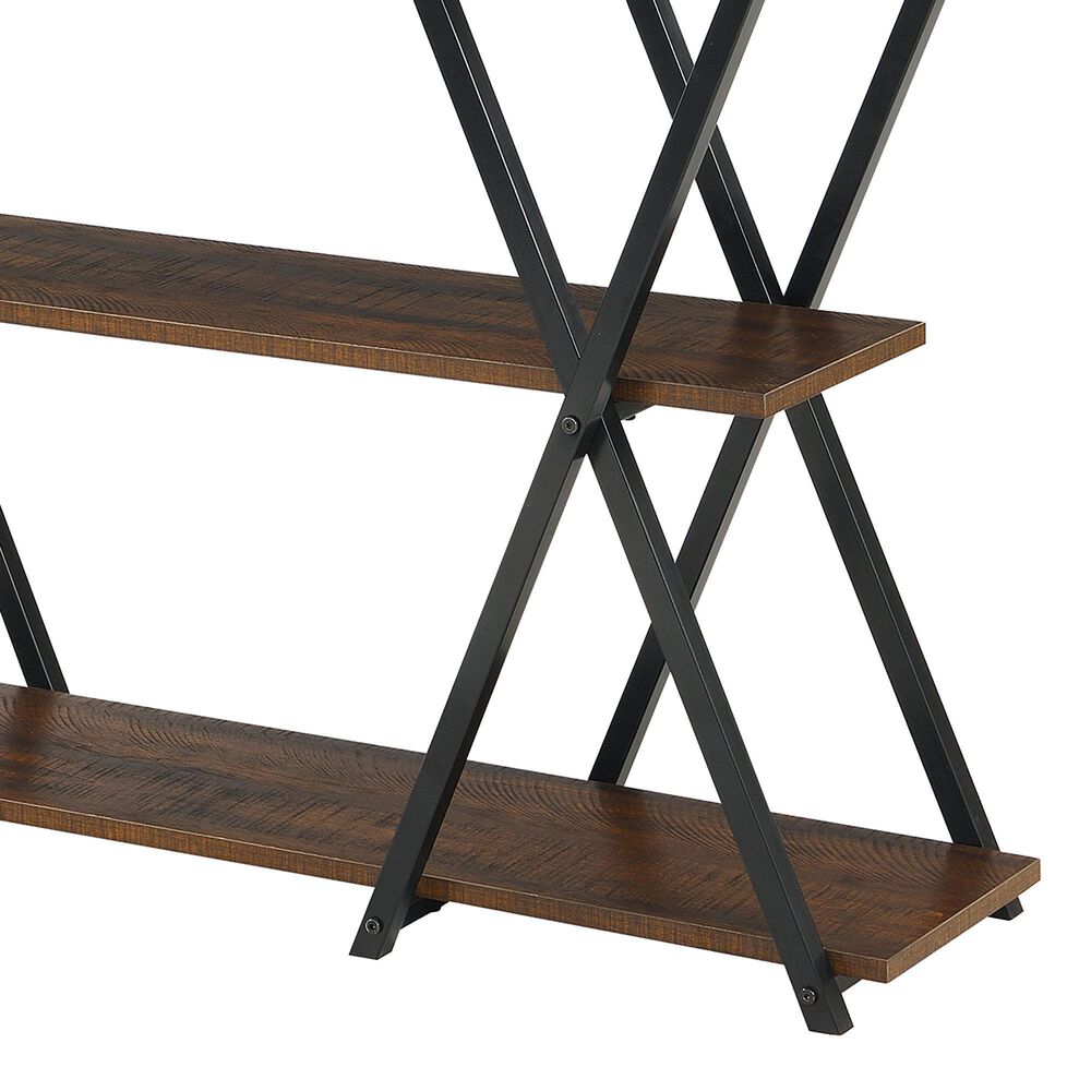 Carolina Chair and Table Dowell Console Table in Elm and Black, , large