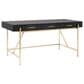 Valor Living Broadway Writing Desk in Black and Gold, , large