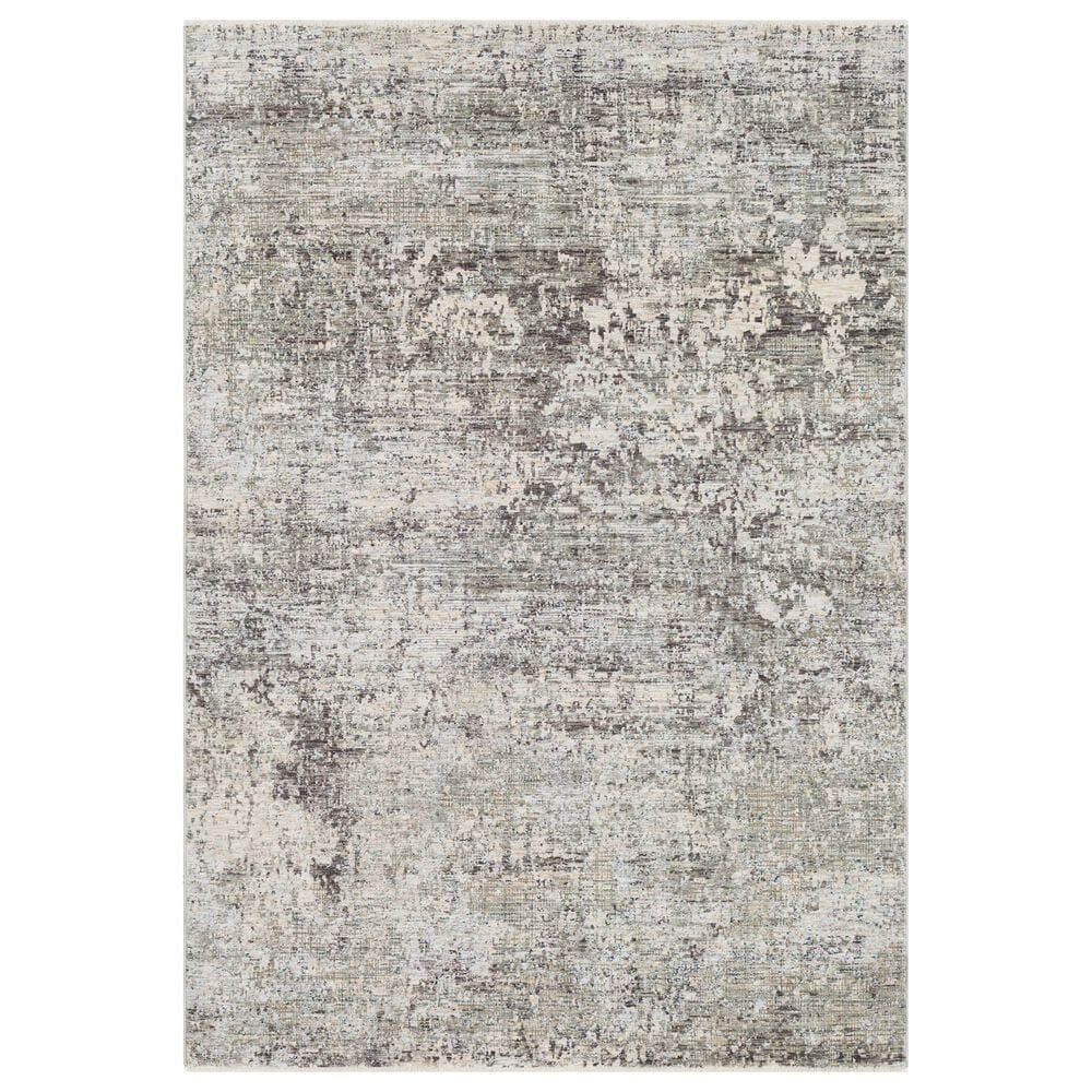 Surya Presidential Ice Blue, Gray, Dusty Sage, Wheat, Charcoal, Ivory, Blue, Light Olive, Saffron and Orange 8&#39;10&quot; x 12&#39;10&quot; Area Rug, , large