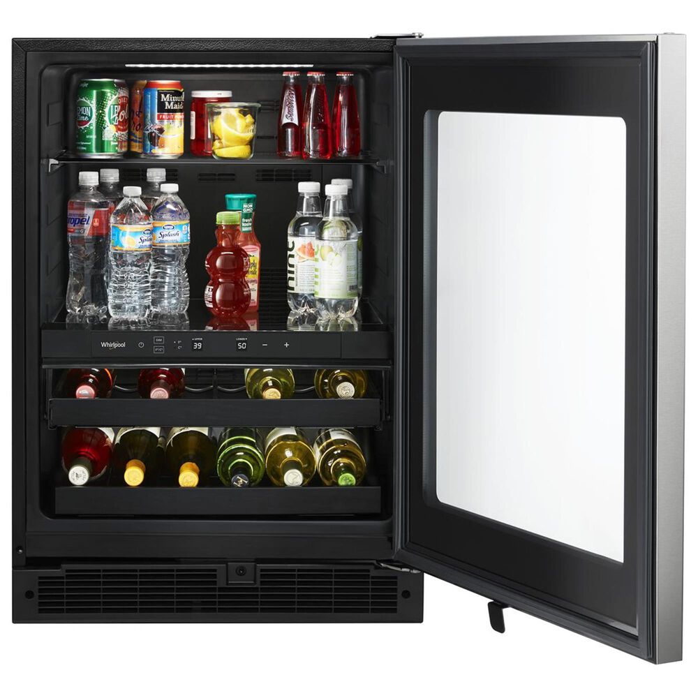 Whirlpool 5.2 Cu. Ft. Beverage Center in Stainless Steel, , large