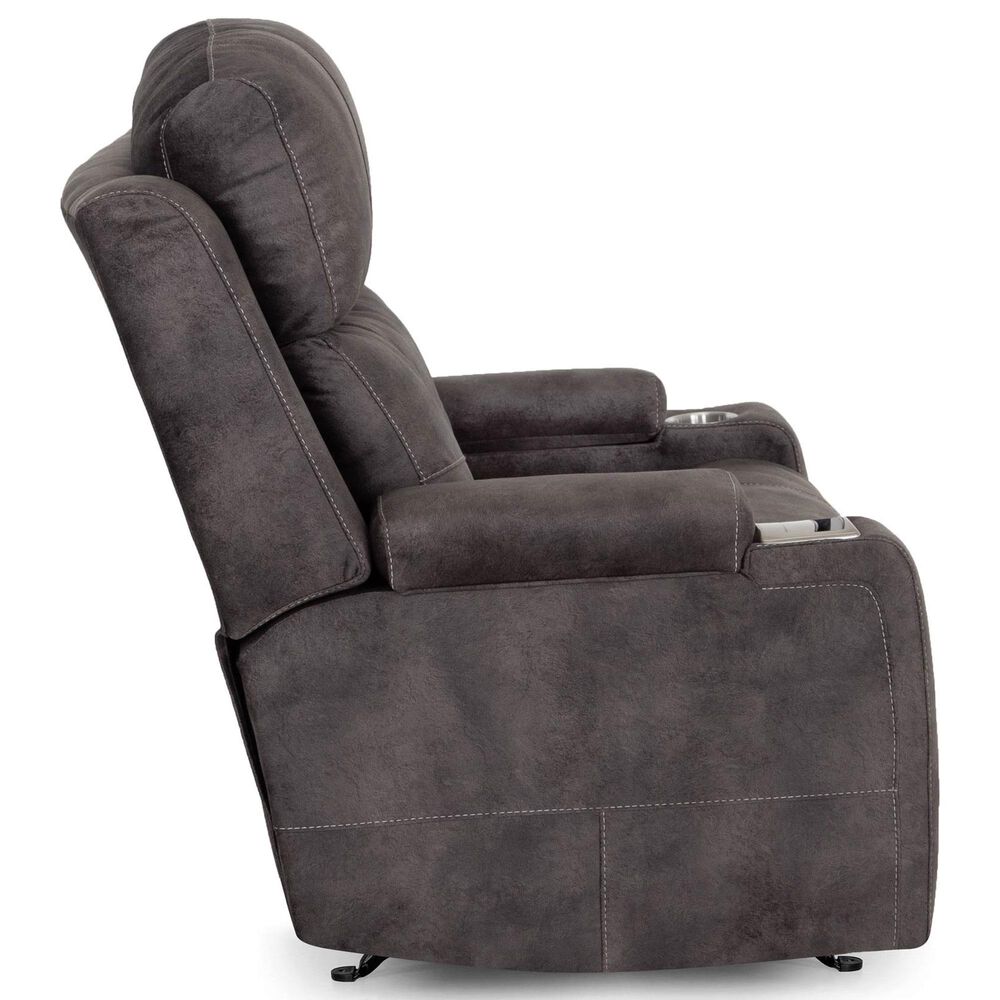 Moore Furniture Arlington Power Chair and A Half Recliner in Monroe Ebony, , large