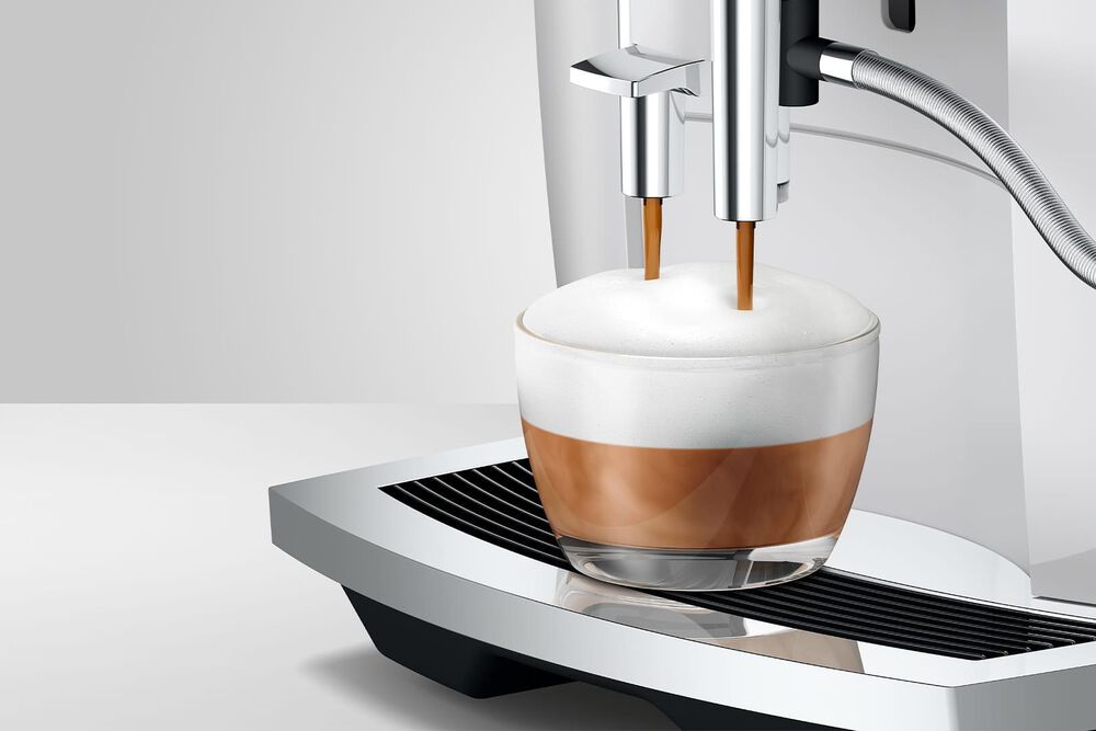 Jura E6 64 Oz Automatic Coffee Machine in Piano White, , large