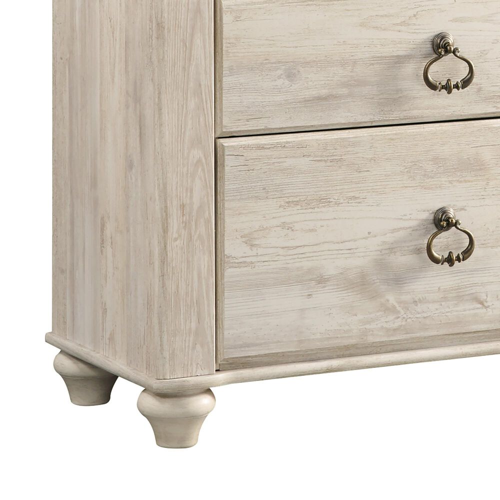 Signature Design by Ashley Willowton 4 Piece Full Storage Bed Set in Whitewash, , large