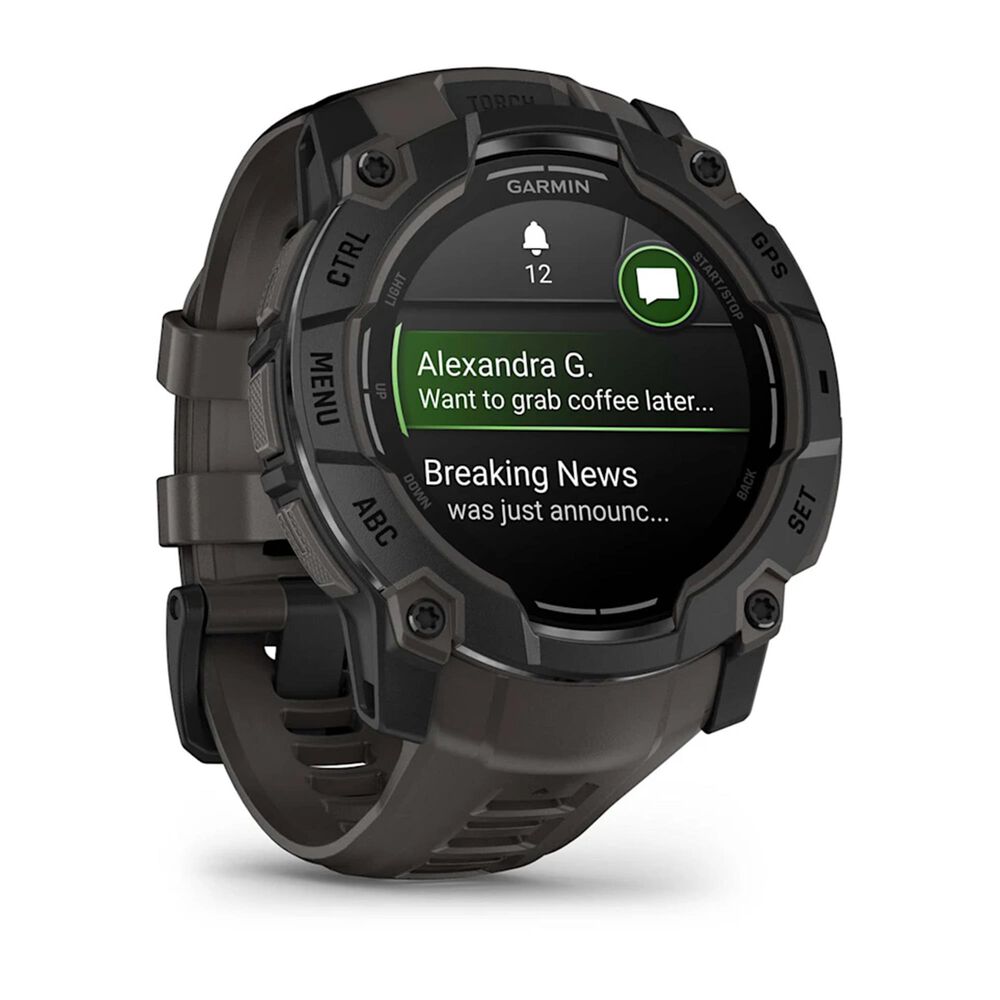 Garmin Instinct 3 50mm AMOLED Black/ Charcoal, , large