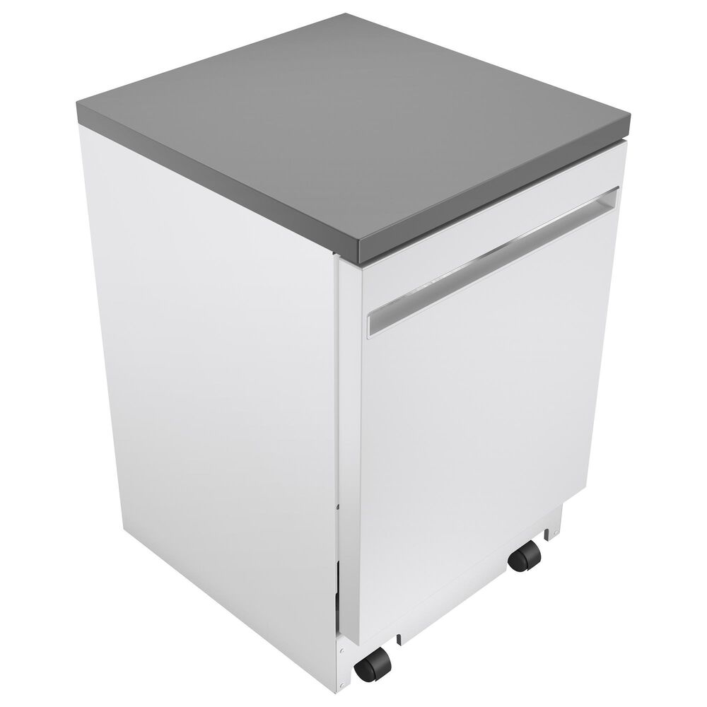 GE Appliances 24&quot; Portable Dishwasher in White, , large