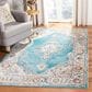 Safavieh Aria ARA116M 9" x 12" Blue and Ivory Area Rug, , large