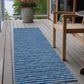 Dalyn Rug Company Laidley 2"3" x 12" Navy Indoor/Outdoor Runner, , large