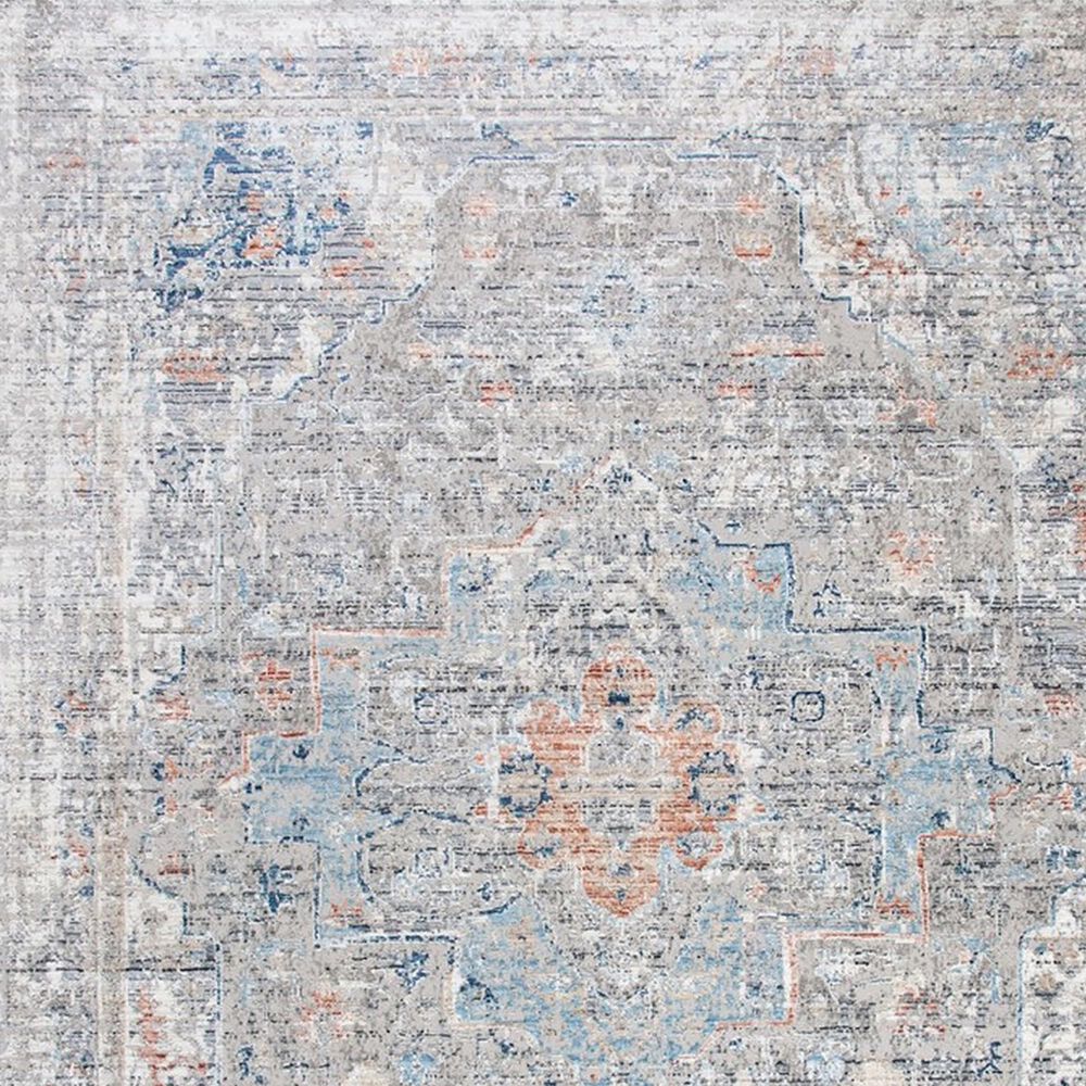 Safavieh Dream DRM419G 2&#39; x 8&#39; Grey and Multicolor Runner, , large