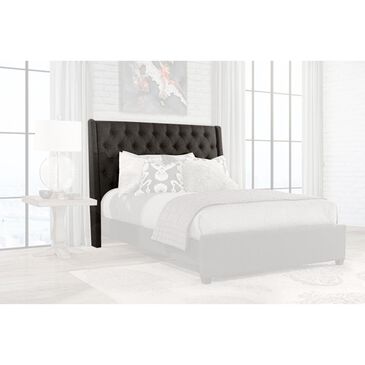 Richlands Furniture Churchill King Headboard in Onyx Linen, , large
