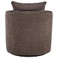 LumiSource Gemma Swivel Accent Chair in Mocha, , large