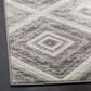 Safavieh Skyler 2" x 10" Gray and Ivory Runner, , large
