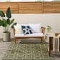 Nourison Horizon HOZ01 Green 4" x 6" Indoor/Outdoor Area Rug, , large