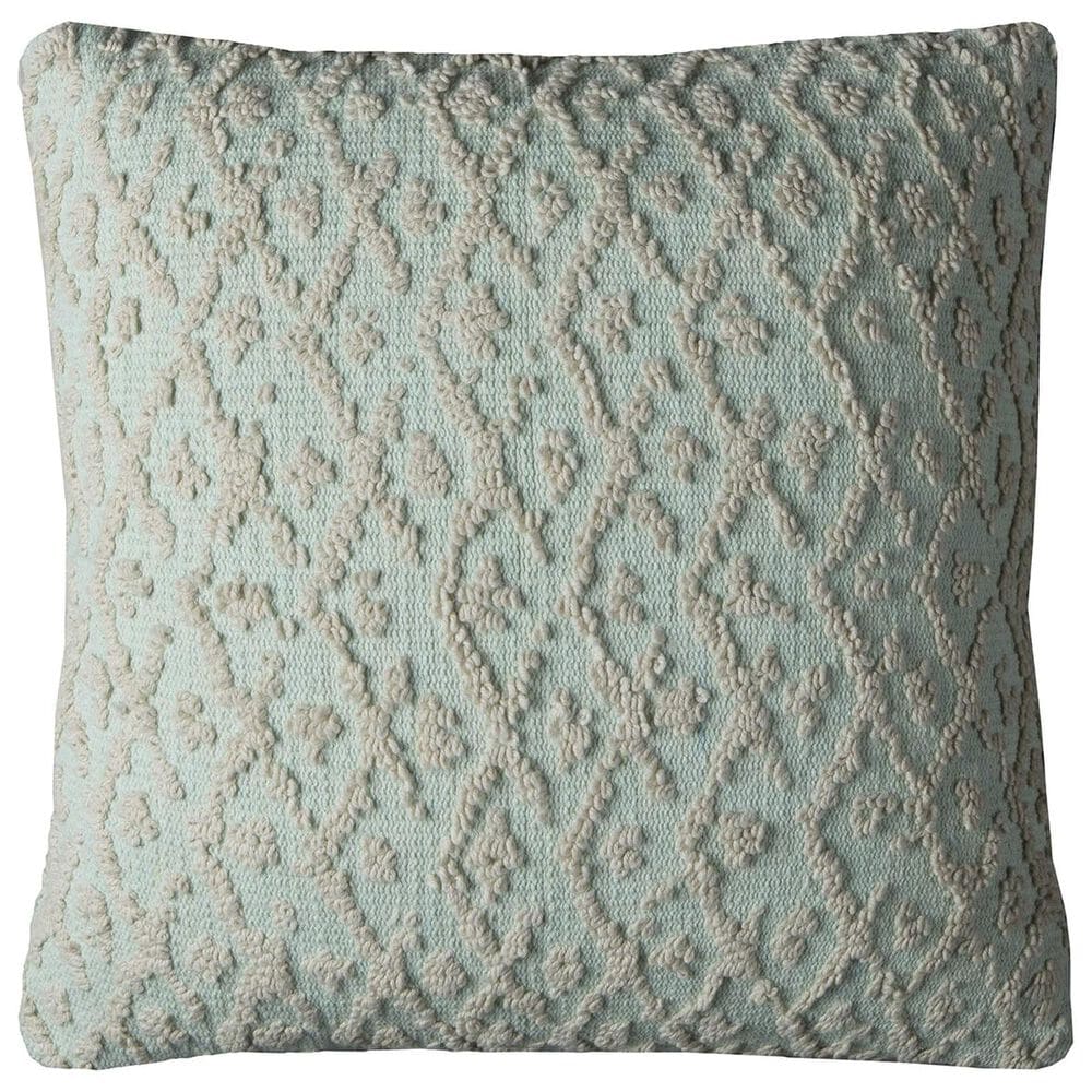 Rizzy Home 20" x 20" Pillow Cover in Blue with White, , large