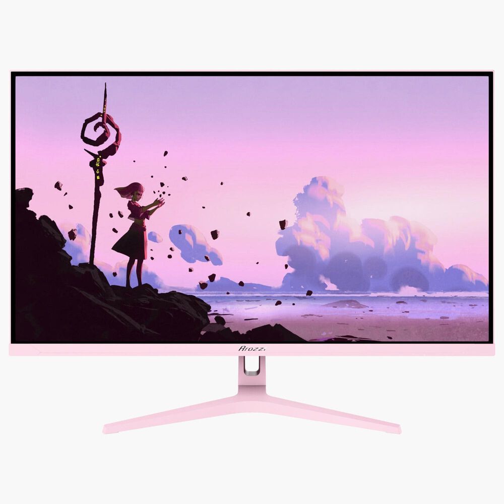 Arozzi Nova 32" IPS 180Hz Gaming Monitors in Pink, , large