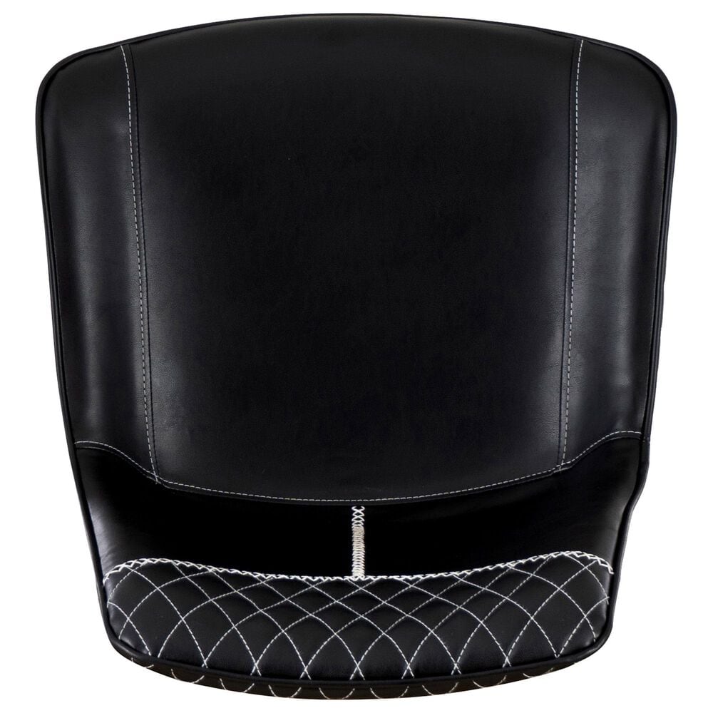 Linon Home Decor Elder 24" Counter Stool in Black, , large