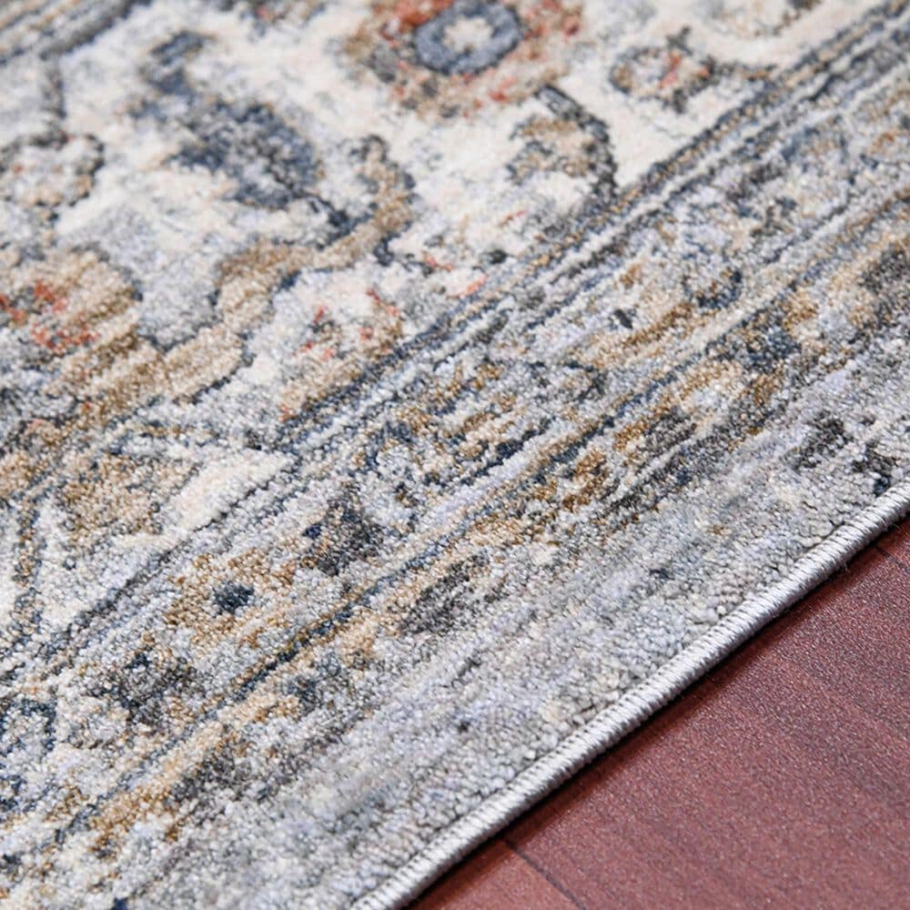 Amer Rugs Vermont 2&#39;7&quot; x 8&#39; Charcoal Runner, , large
