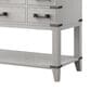 Lexora Home Norwalk 48" Single Bathroom Vanity in White Oak with White Carrara Marble Top and Rectangle Sink, , large