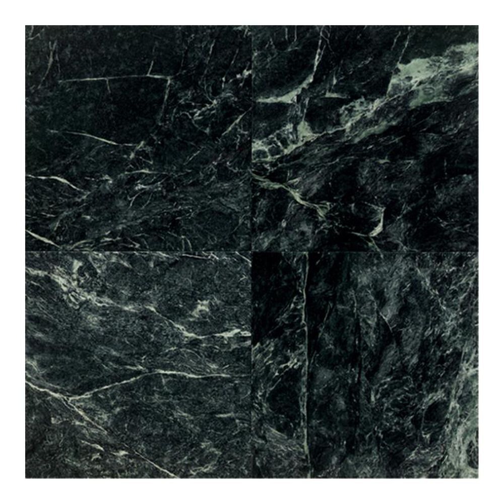 Dal-Tile Marble Empress Green 12" x 12" Polished Natural Stone Tile, , large