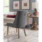 Linon Home Decor Adler Side Chair with Neutral Fabric Cushion in Natural, , large