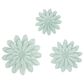 Maple and Jade 24" x 24" Flower Wall Decor in Green (Set of 3), , large