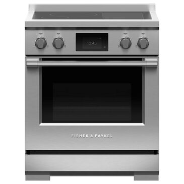 Fisher & Paykel 30" Professional Induction Range in Stainless Steel, , large