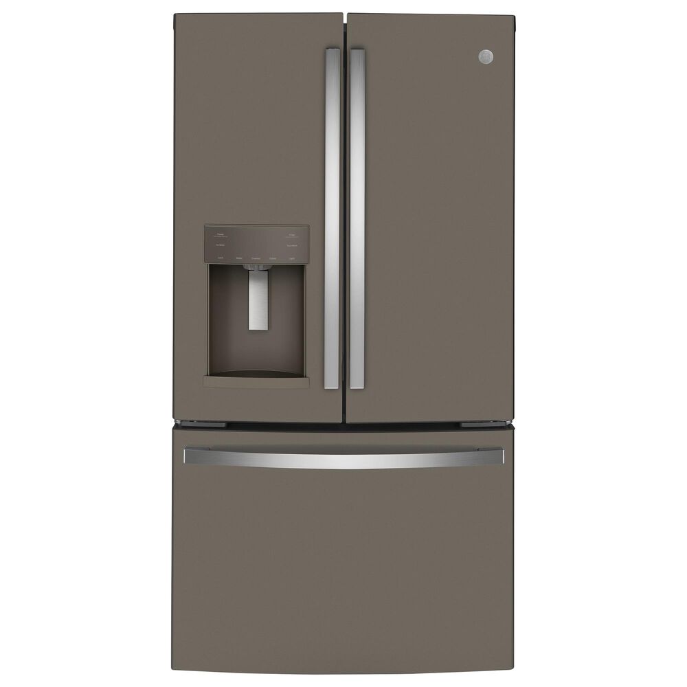 GE Appliances 22.1 Cu. Ft. Counter-Depth French-Door Refrigerator in Slate, , large