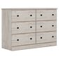 Lemoore Essentials 45" 6-Drawer Dresser Only in Frosted Pine, , large
