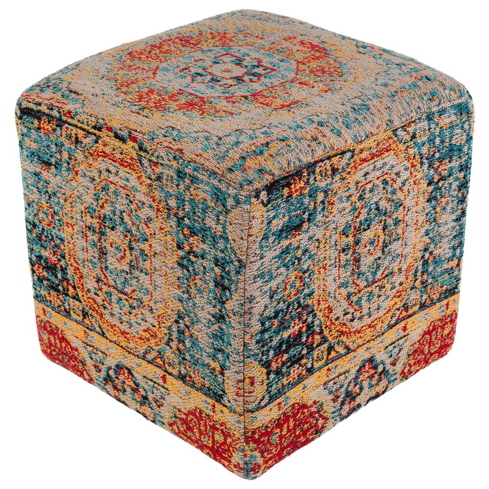Surya Amsterdam Pouf in Multi, , large