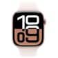 Apple Watch Series 10 GPS 46mm Rose Gold Aluminum Case with Light Blush Sport Band - M/L, , large
